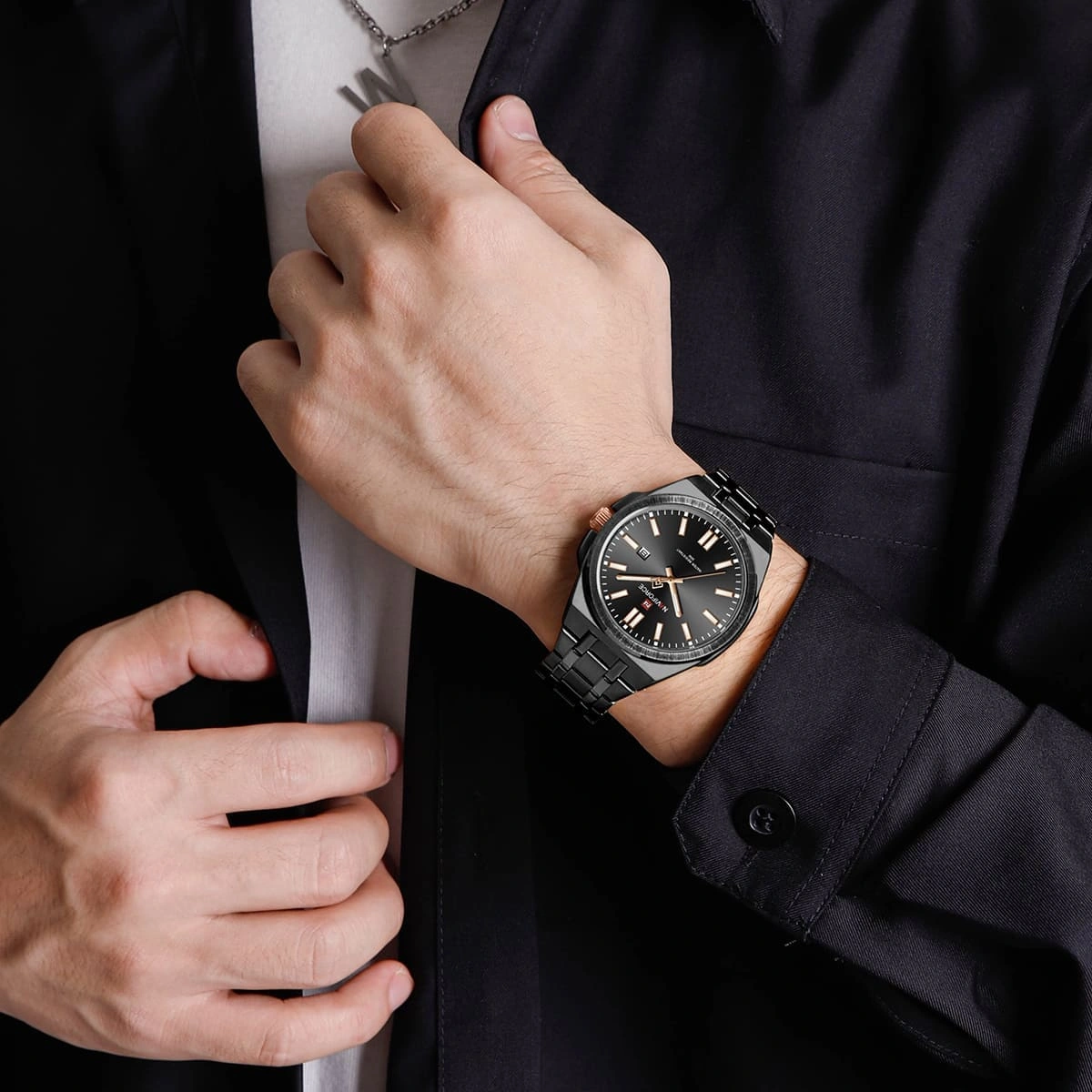 Naviforce Watch For Men NF9226-B-B-RG