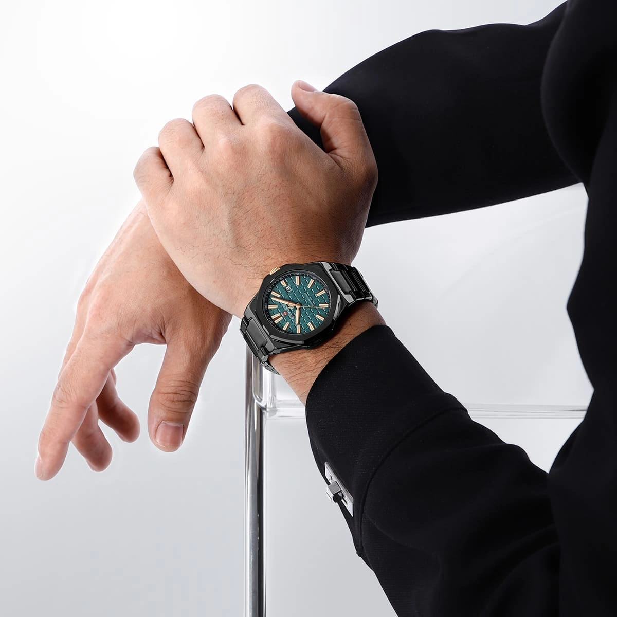 Naviforce Watch For Men NF9258-B-GN-B