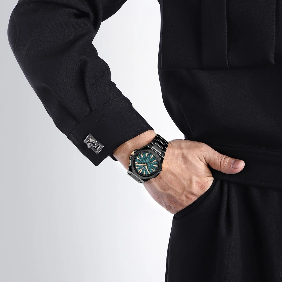 Naviforce Watch For Men NF9258-B-GN-B