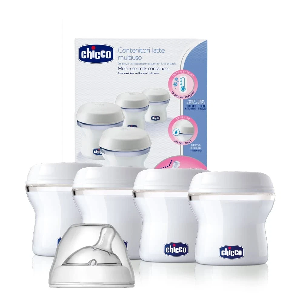  Chicco Breast milk container set 4 pcs (150ml) NATURAL FEELING