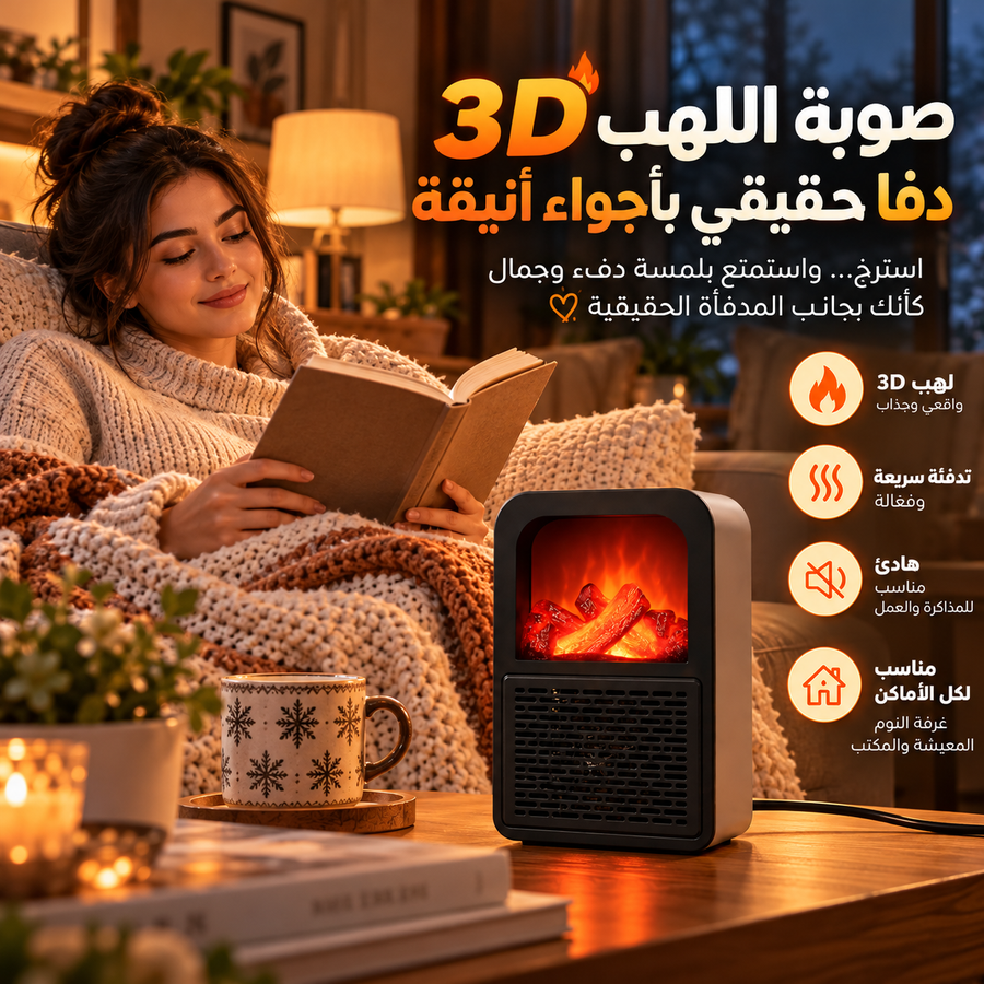 صوبة اللهب شتوية دافئة