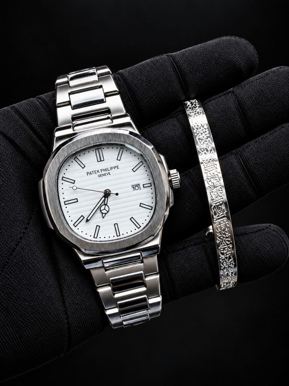 Patek Phillip Watch & Ayat Al Kursi Bracelet