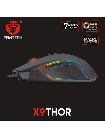 Fantech X9 Thor Wired Gaming Mouse (Black)