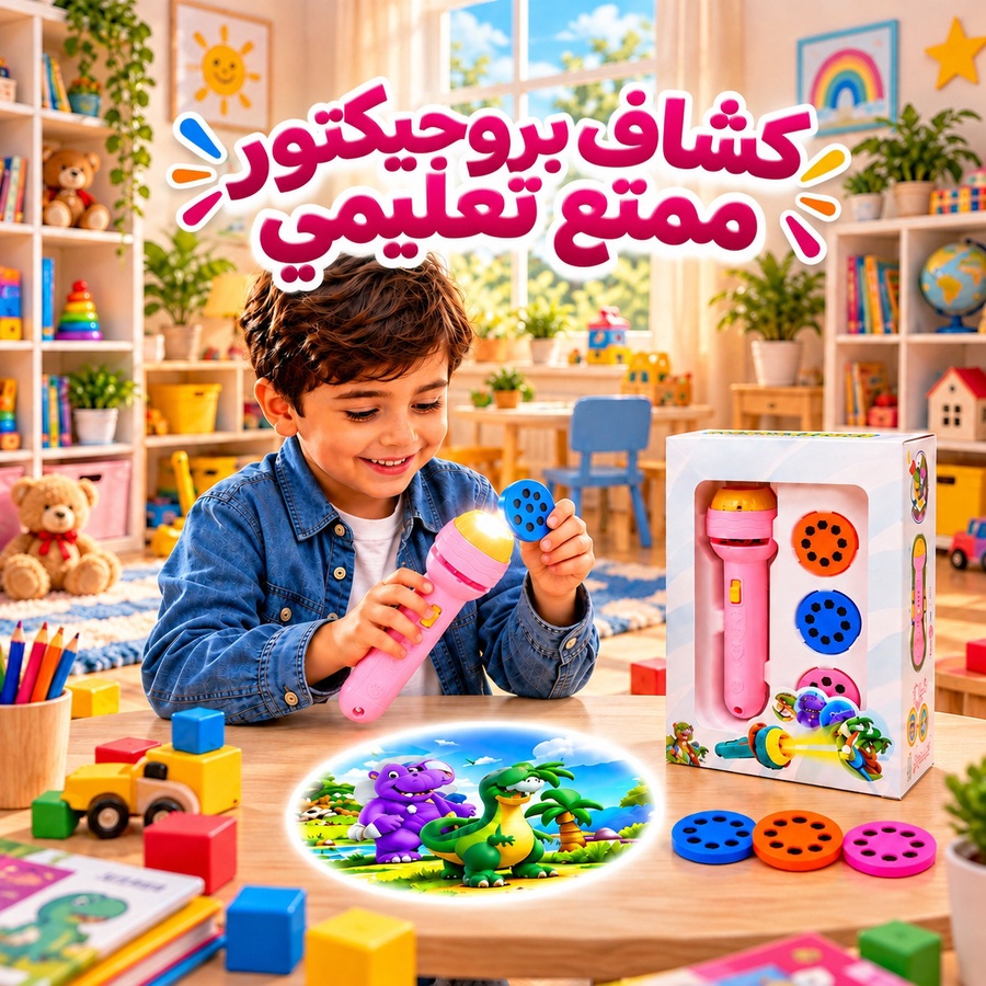 كشاف البروجيكتور الممتع للأطفال