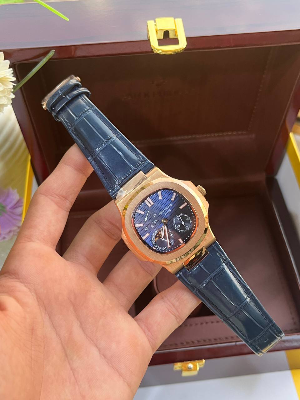 Patek Philippe Watch For Men - Nautilus Moon Phase (5712G-002)