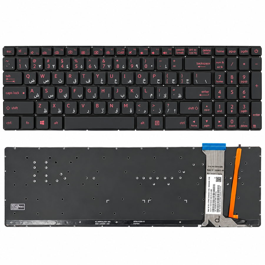 ASUS Laptop keyboard US Layout with backlight for Asus G551 GL551 GL551J GL552 ROG GL752 GL752V G771 ZX50 Red Letter