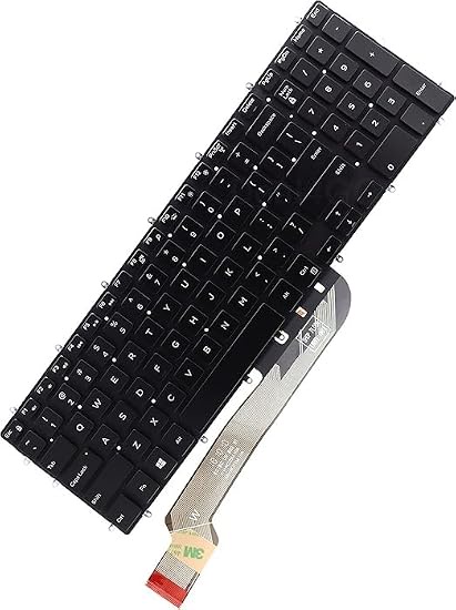 Dell laptop Keyboard for Dell G3 3579 3500 3779, Inspiron 3593 7567 7577 5565 5567 5570, G7 7590, G5 5587 5590/ Vostro5568 Arabic & English