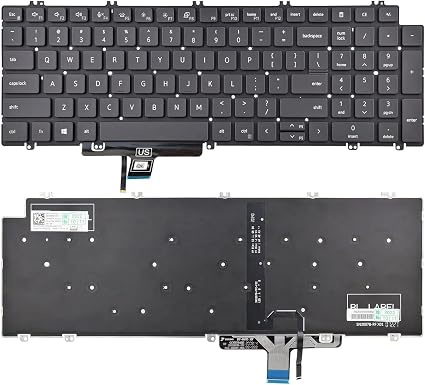 Laptop Keyboard Compatible for Dell Latitude 5520 5521 5530 Precision 3560 3561