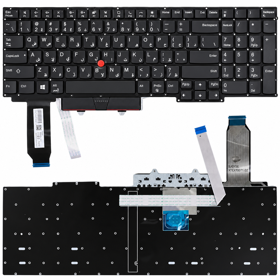 Lenovo laptop Keyboard for Lenovo Thinkpad E15 R15 Gen2 Gen3 Gen4 with Pointer and Trackpoint US Layout