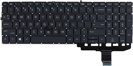 Hp laptop keyboard 850G8-G7/ Zbook firefly g7/8 backlit with pointer