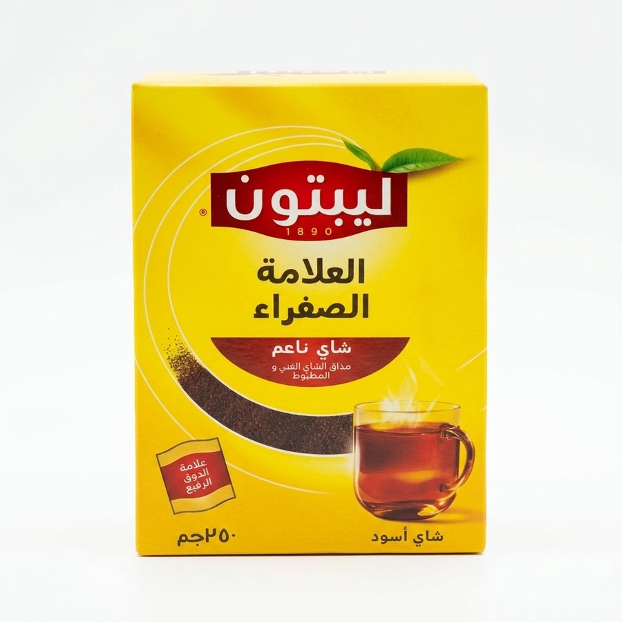 ليبتون شاي اسود العلامة الصفراء -250 جم