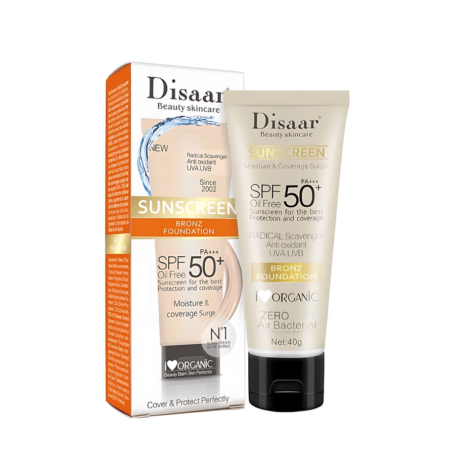 Disaar Vitamin C Sunscreen Bronz Foundation SPF 50+ 40g
