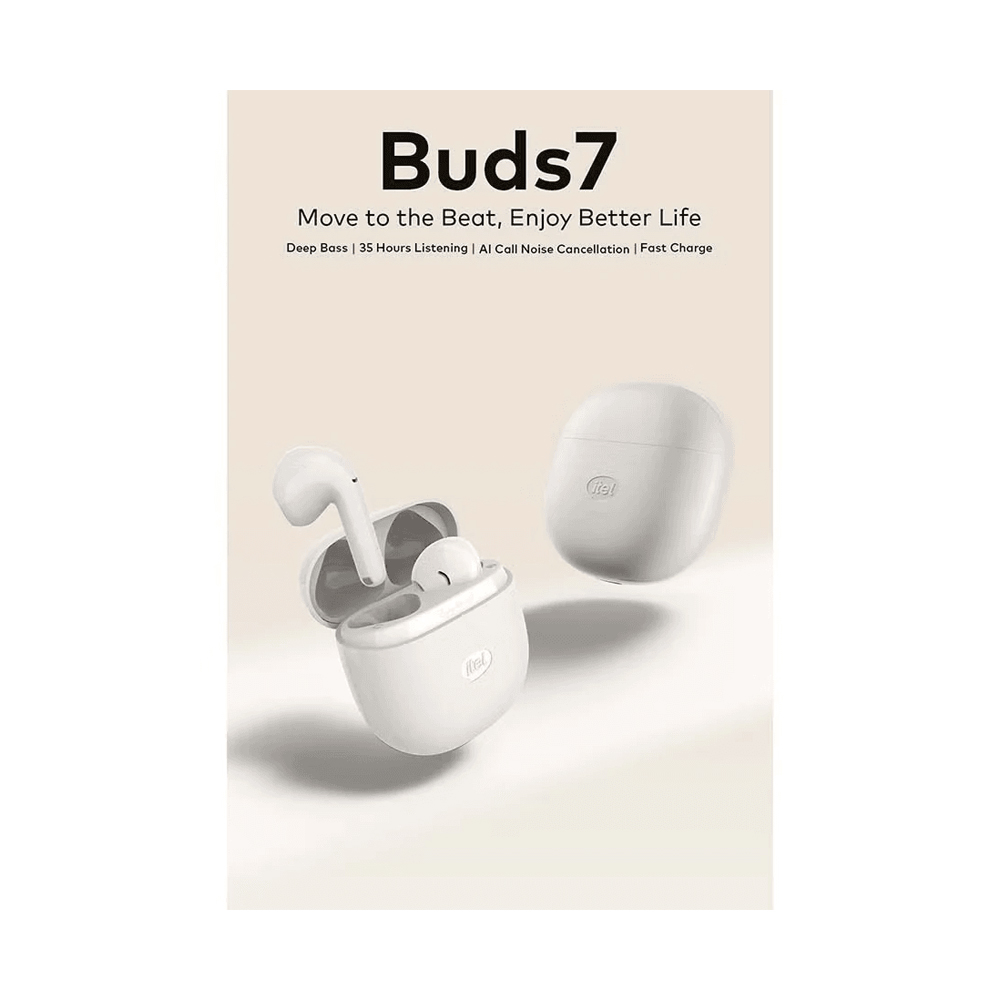 سماعة ايتل بودز 7 اللاسلكية- itel Buds 7