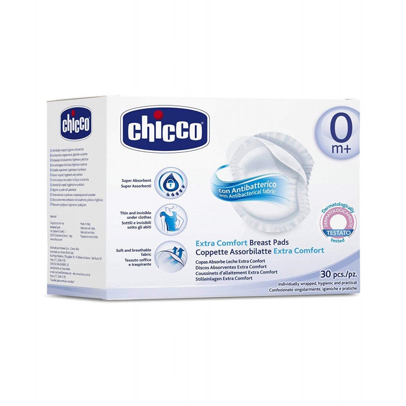 Chicco Antibacterial Breast Pads - 30pcs