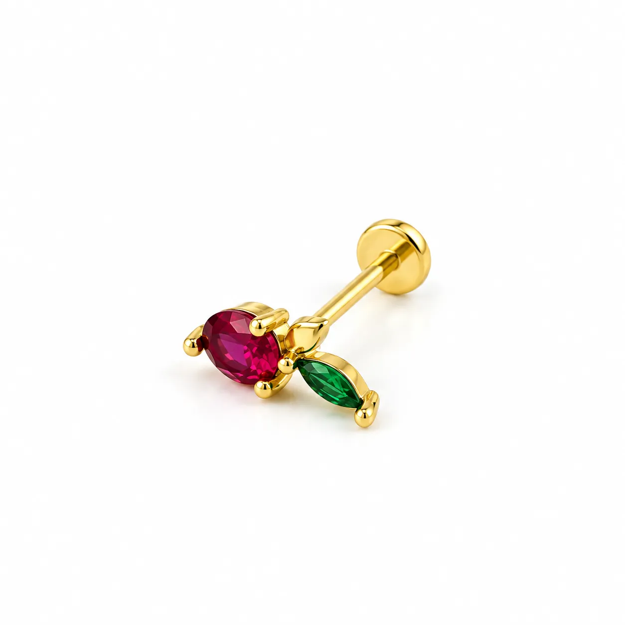 Gold Cherry Zircon -Flatback 