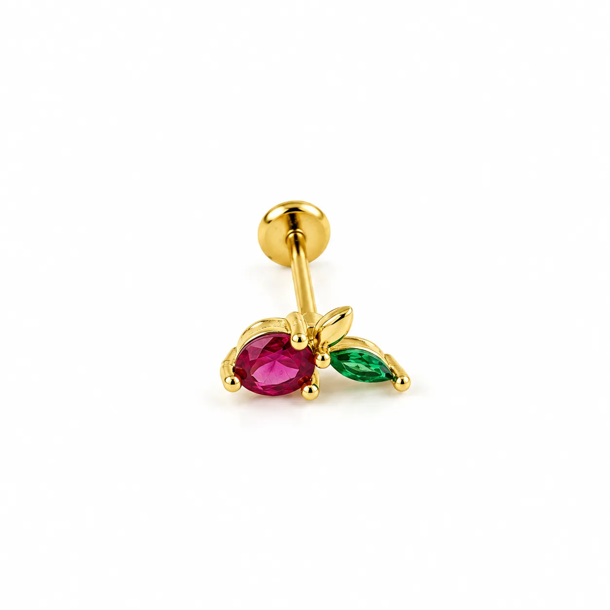 Gold Cherry Zircon -Flatback 