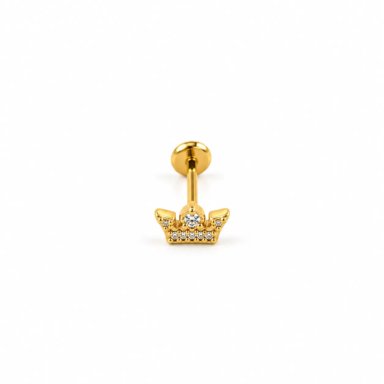 Gold Crown Dots -Flatback