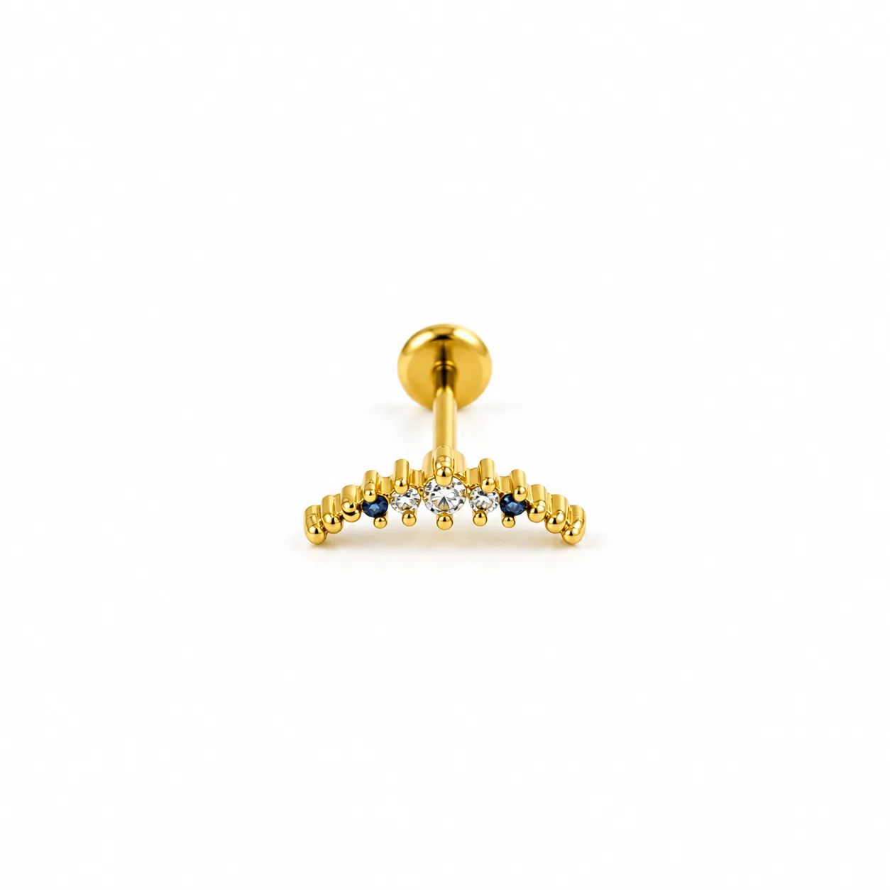 Crown Gold-flat back