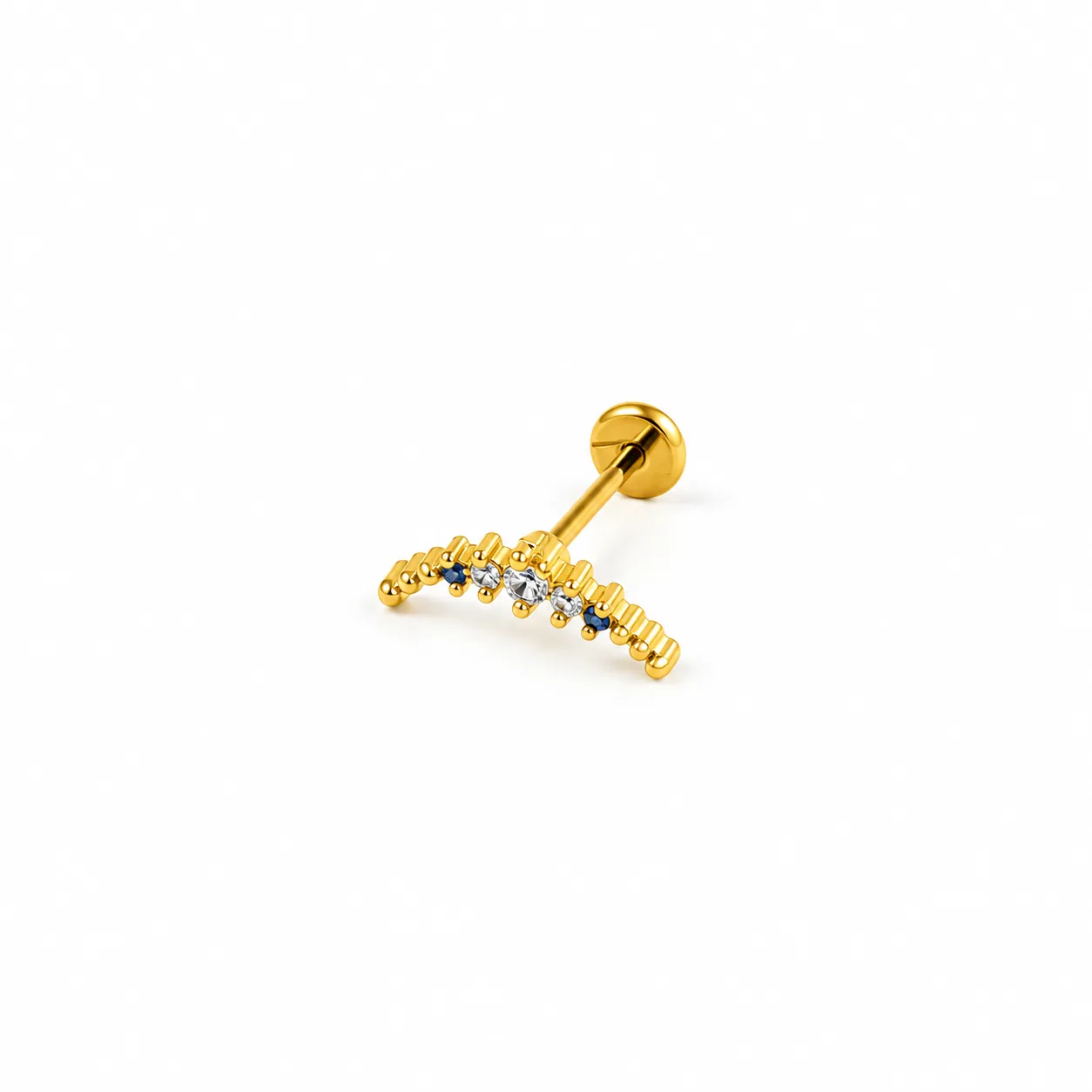 Crown Gold-flat back