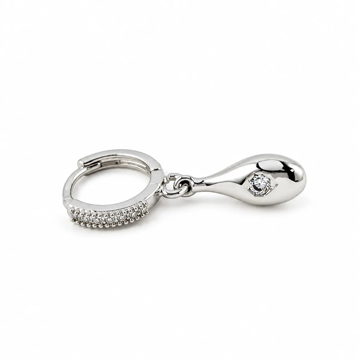Oval Mini Zircon Dangle