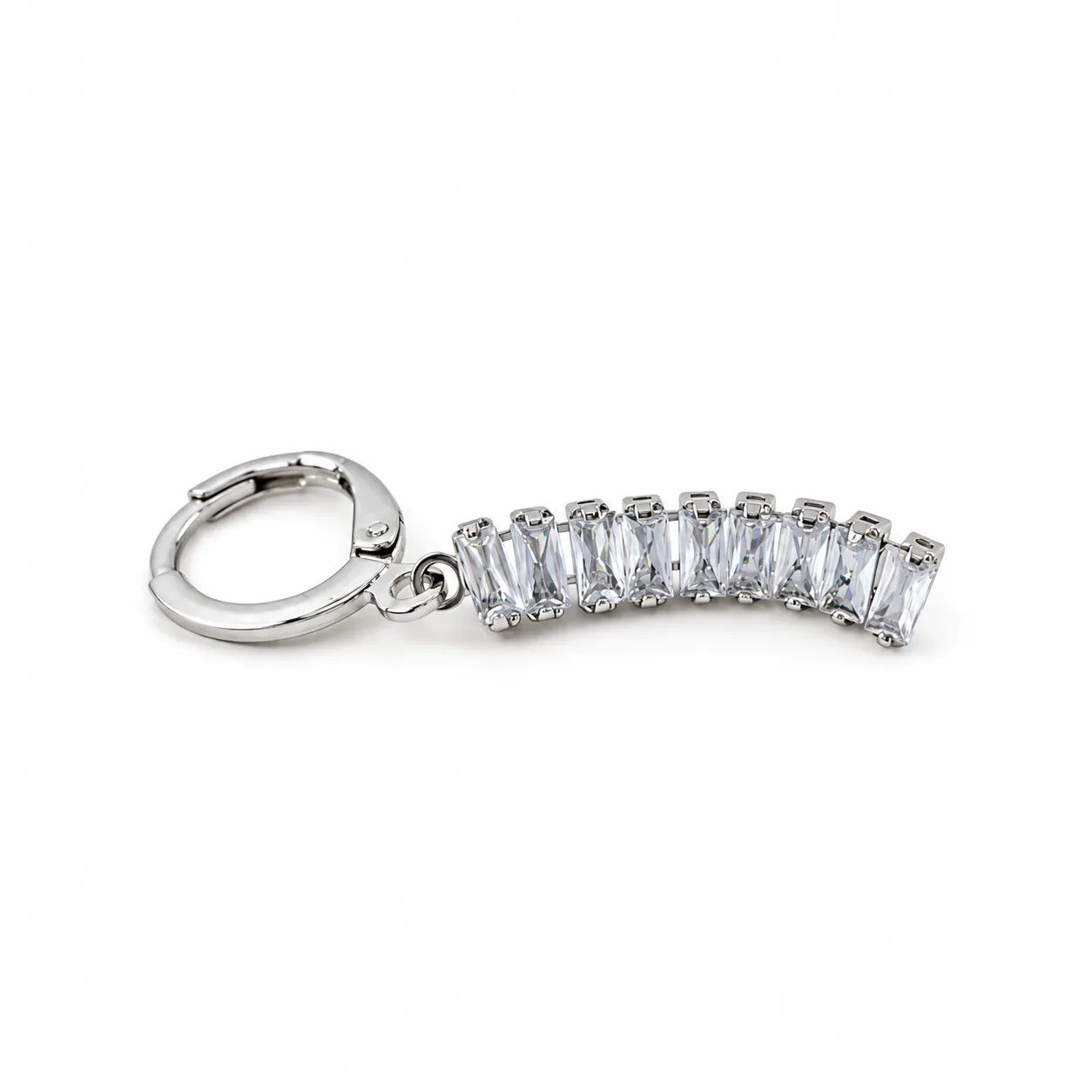 Chain Back Zircon Dangle