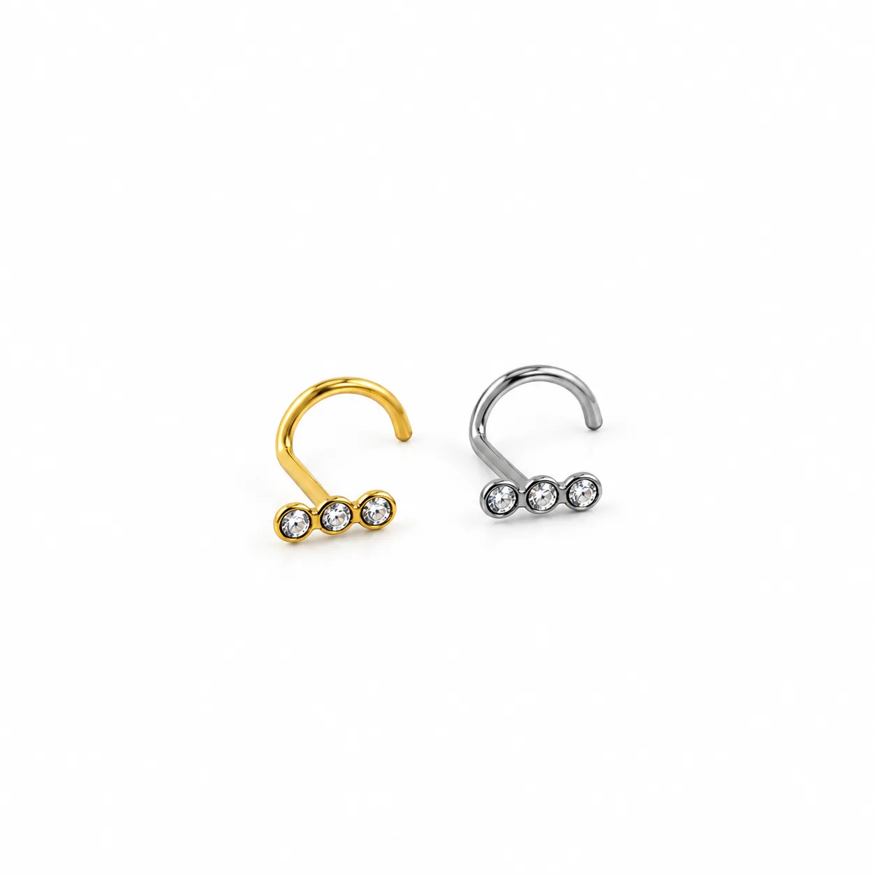 U-Shape triple zirconia dots