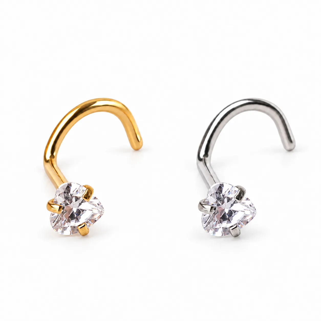 U-Shape Zirconia Heart