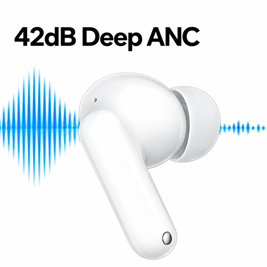 سماعات HONOR Earbuds X10 Lite بعزل ضوضاء ANC حتى 42dB وبطارية 45 ساعة