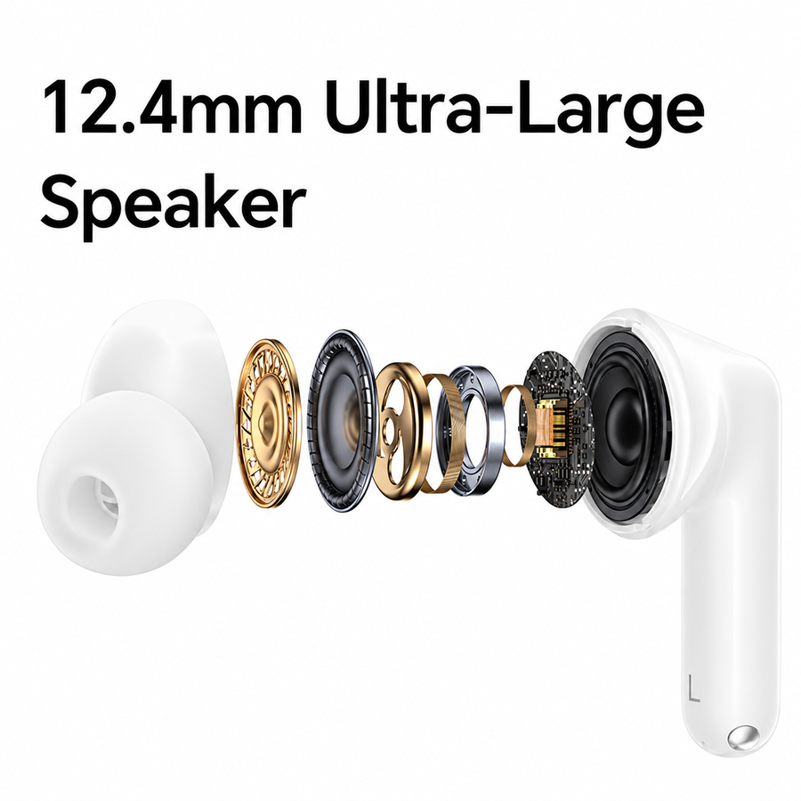 سماعات HONOR Earbuds X10 Lite بعزل ضوضاء ANC حتى 42dB وبطارية 45 ساعة