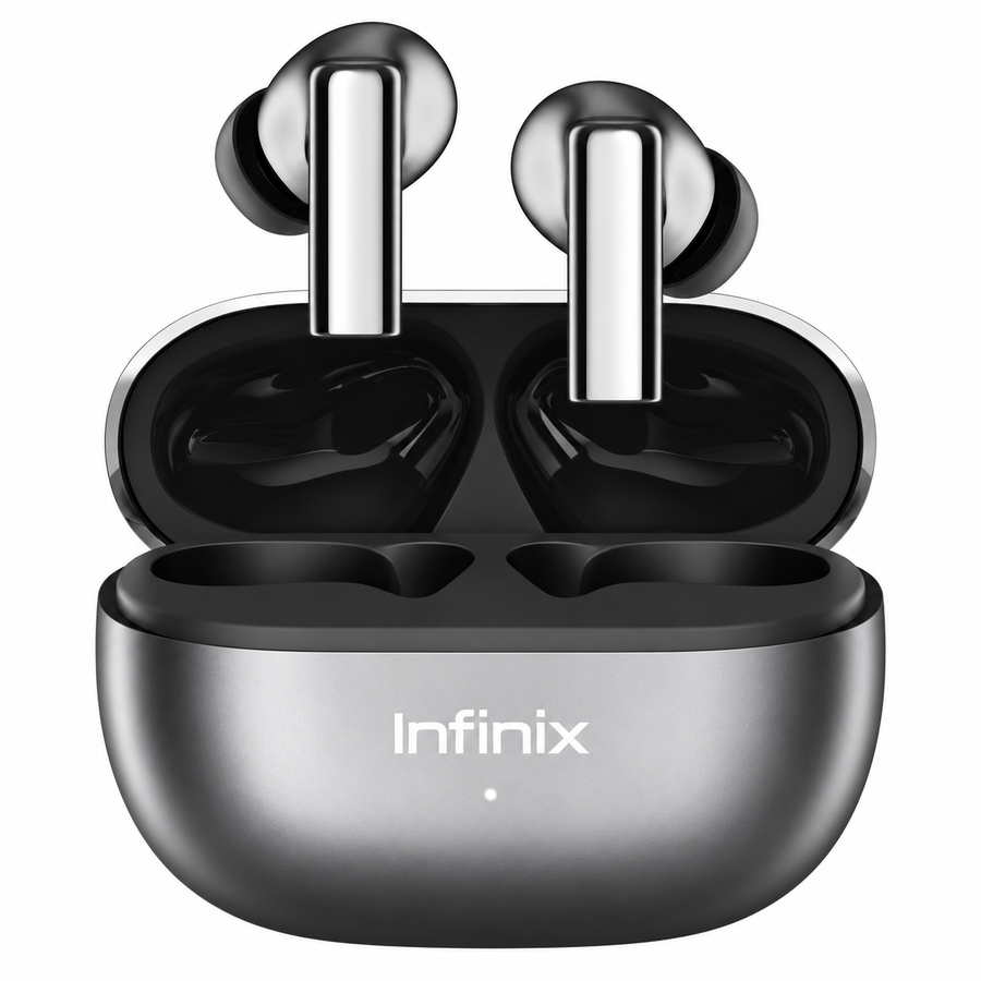 سماعات Infinix XBuds N5 XE38 بعزل ضوضاء ANC حتى 45dB وبطارية 40 ساعة  - ضمان 12 شهر