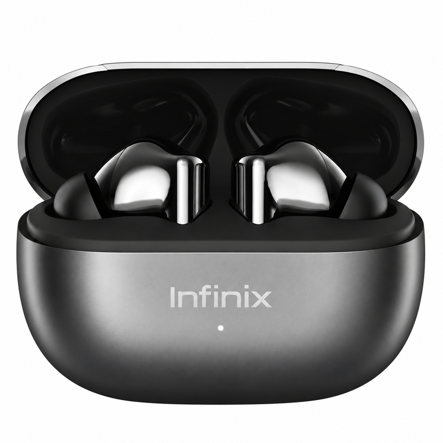سماعات Infinix XBuds N5 XE38 بعزل ضوضاء ANC حتى 45dB وبطارية 40 ساعة  - ضمان 12 شهر