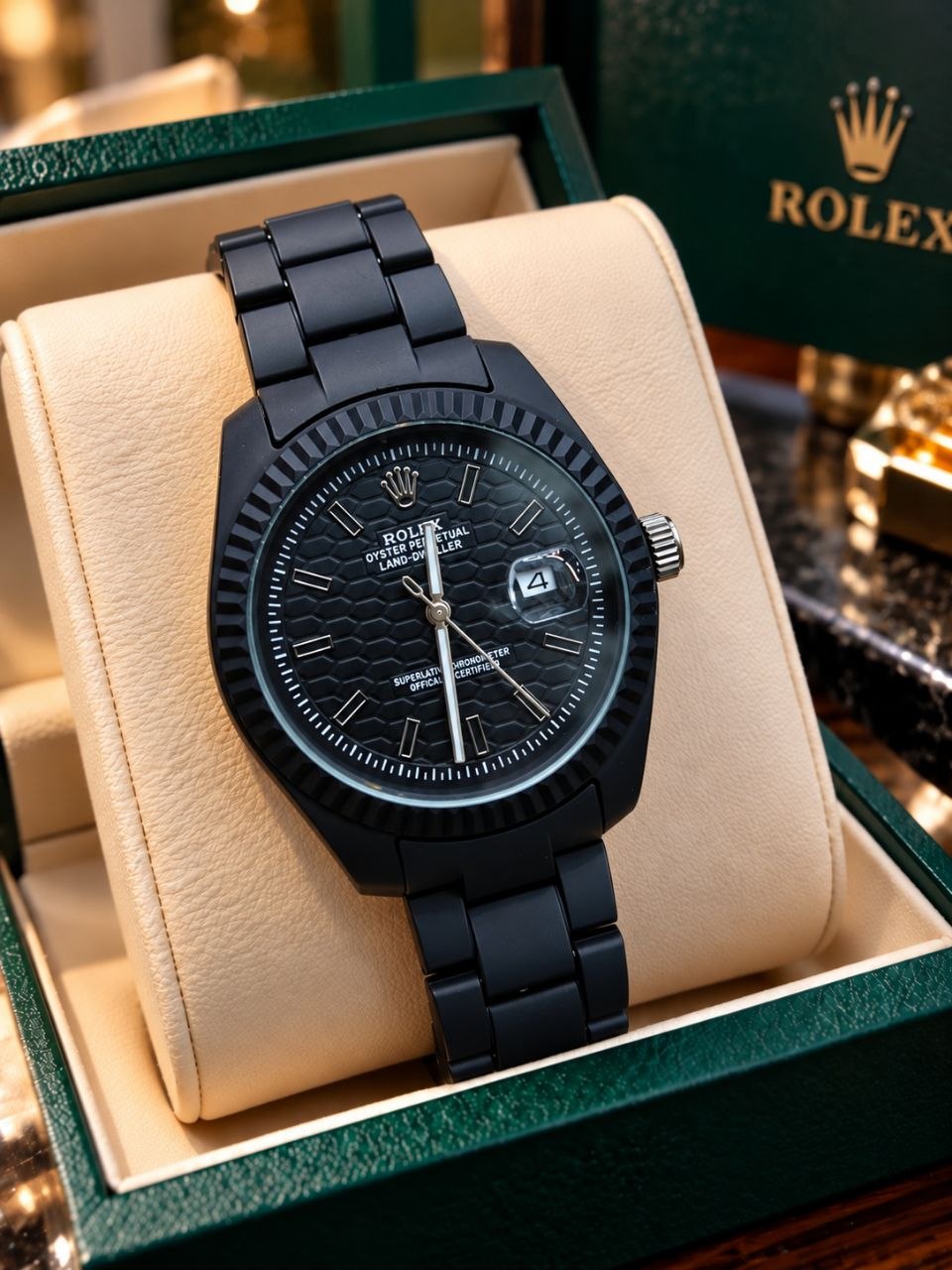 Black Rolex Watch
