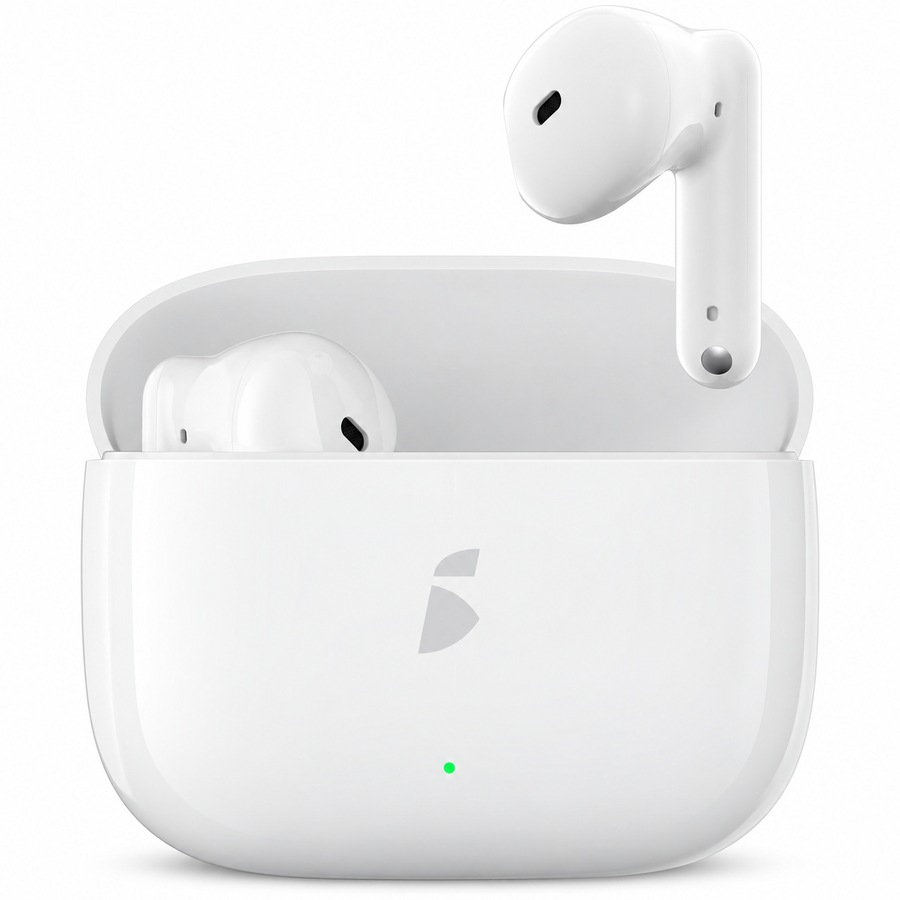 سماعات itel BudsAir 5i IEW-51 ببطارية 32 ساعة وDriver ‏13.2mm - ضمان 12 شهر