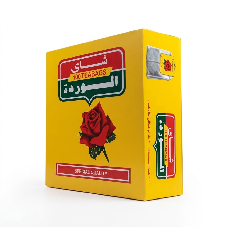 الوردة شاي اسود فاخر -100 فتلة