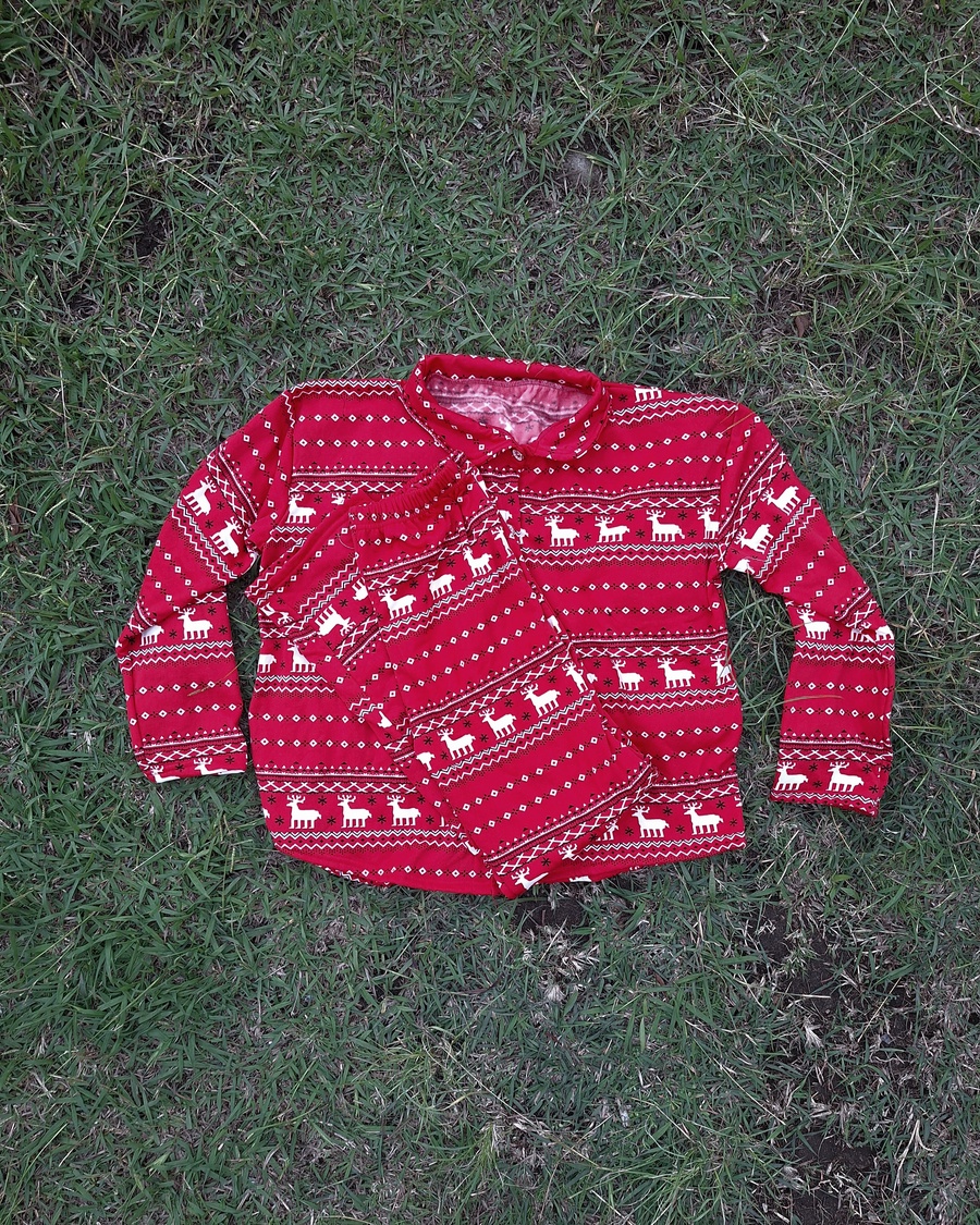 Christmas Pajama Fleece-Lined Set