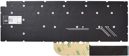  Keyboard Compatible with Dell Inspiron 15 5501 5502 5508 5584 5590 5593 5594 5598.Inspiron 15 3501 3502 3505.Inspiron 15 7000 7590 7591 7791 Latitude 3510 US Layout No Backlit