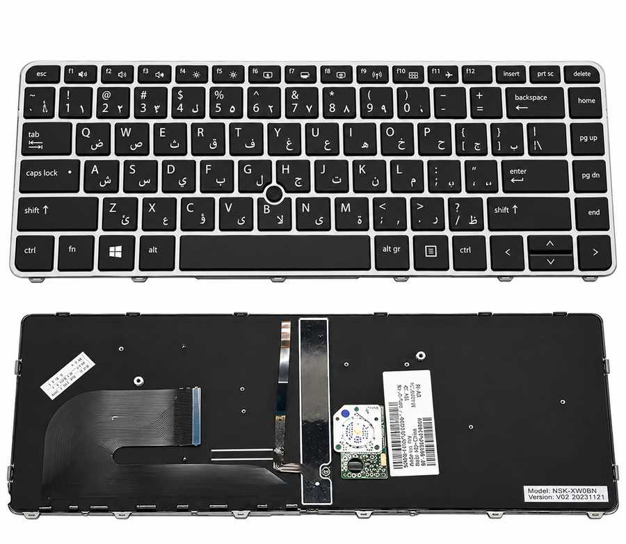 HP Laptop Keyboard for HP EliteBook 745 G3,840 G3.with Backlit US