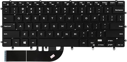 Dell laptop Keyboard for Dell XPS 15 9570 9560 9550 P56F, Precision 5510 5520