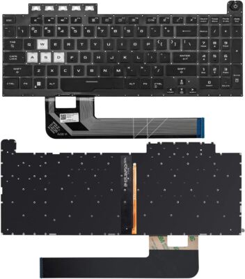 ASUS laptop Keyboard for Asus TUF Gaming F15 FX506 FA506 FX706 FA706 FX506U FX506L FX506II FX506IH FX506LI FA506Q FA506U RGB Backlit US Layout