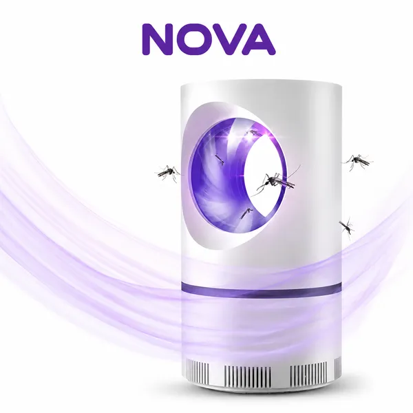 NOVA | صاعق ناموس إلكتروني بالشفط وإضاءة UV – USB