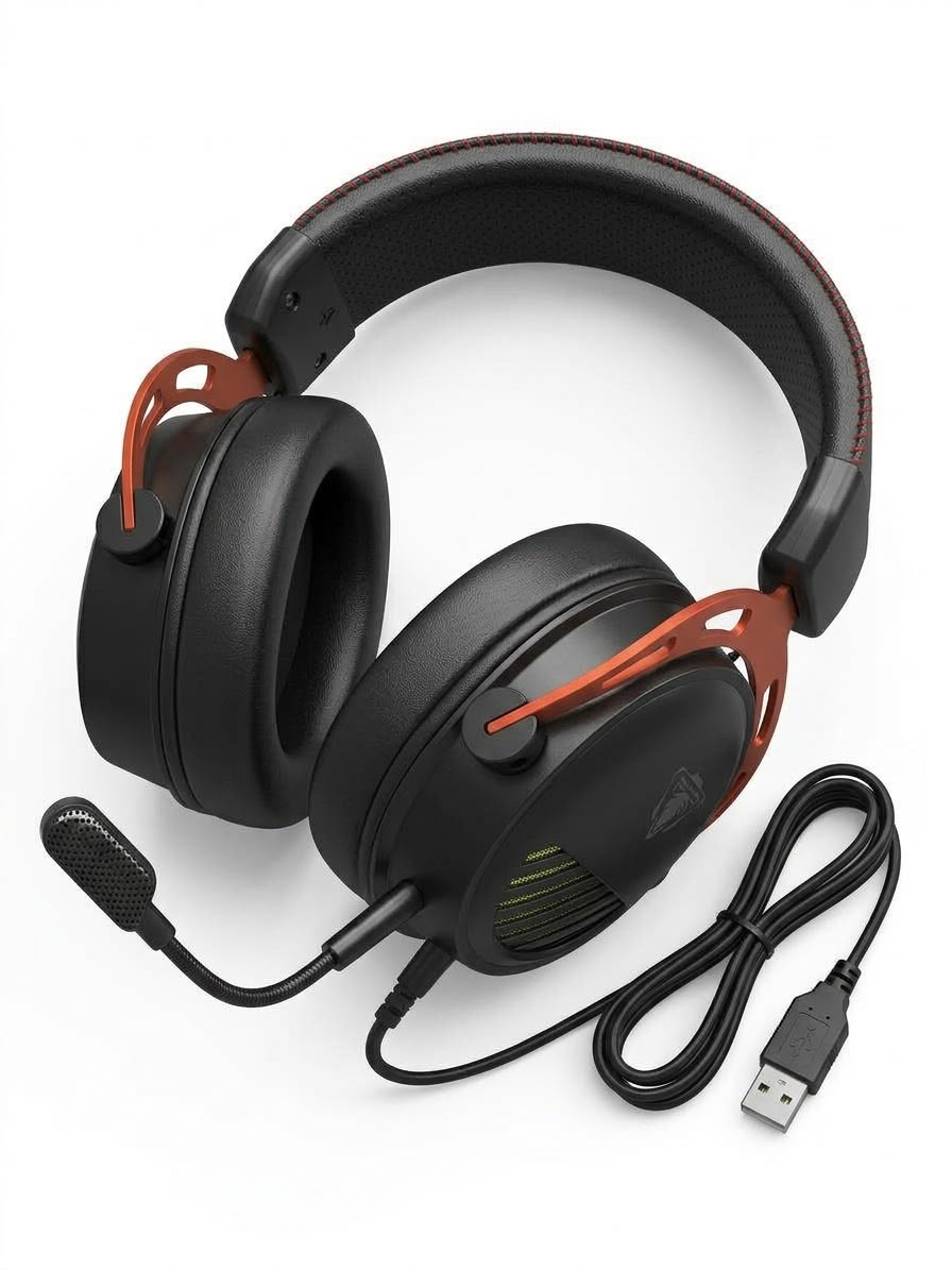JEDEL GH-622 Wired Gaming Headset with Flexible Microphone
