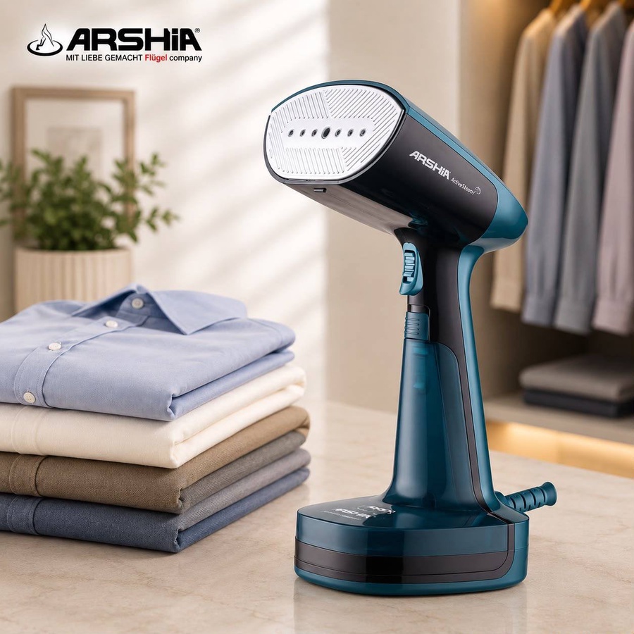 ARSHIA Handheld Garment Steamer, 1800W, 220ml Water Tank