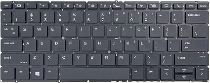 HP Laptop Keyboard for HP EliteBook X360 830 G5 830 G6 US Layout Keyboard