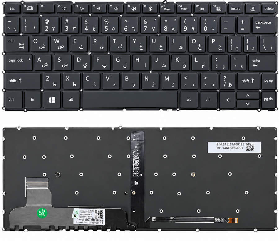 HP Laptop Keyboard for HP EliteBook X360 830 G5 830 G6 US Layout Keyboard
