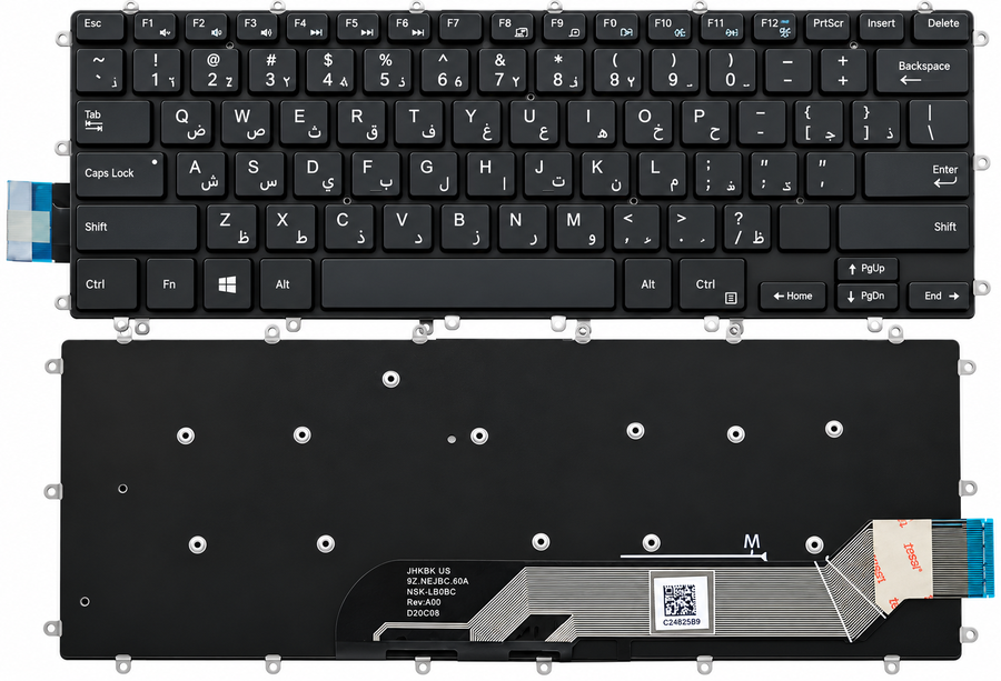 Dell laptop Keyboard for Dell Inspiron /13-5000 5368 5378 5370 5367/13-7000 7368 7370 7373 7375 7378 7380 / E3490 / E3390