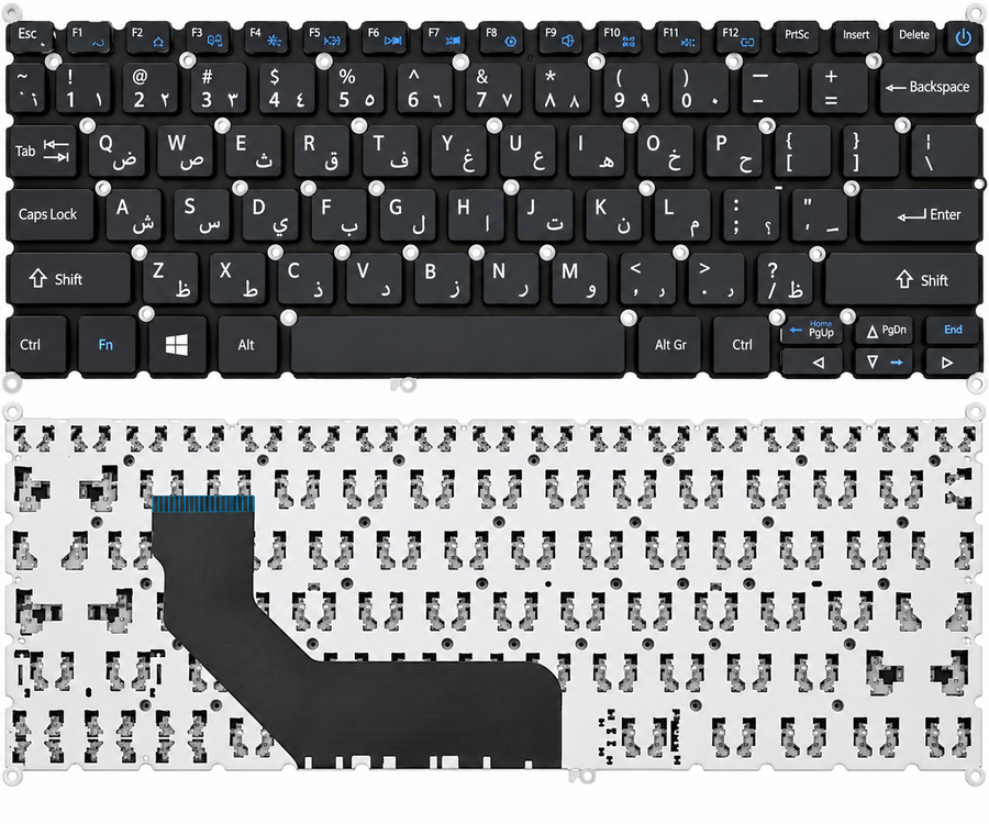 Acer Laptop Keyboard for Acer Swift 3 SF31441 SF31452 53 55 SF31452G SF31453G SF31455G Black US Layout
