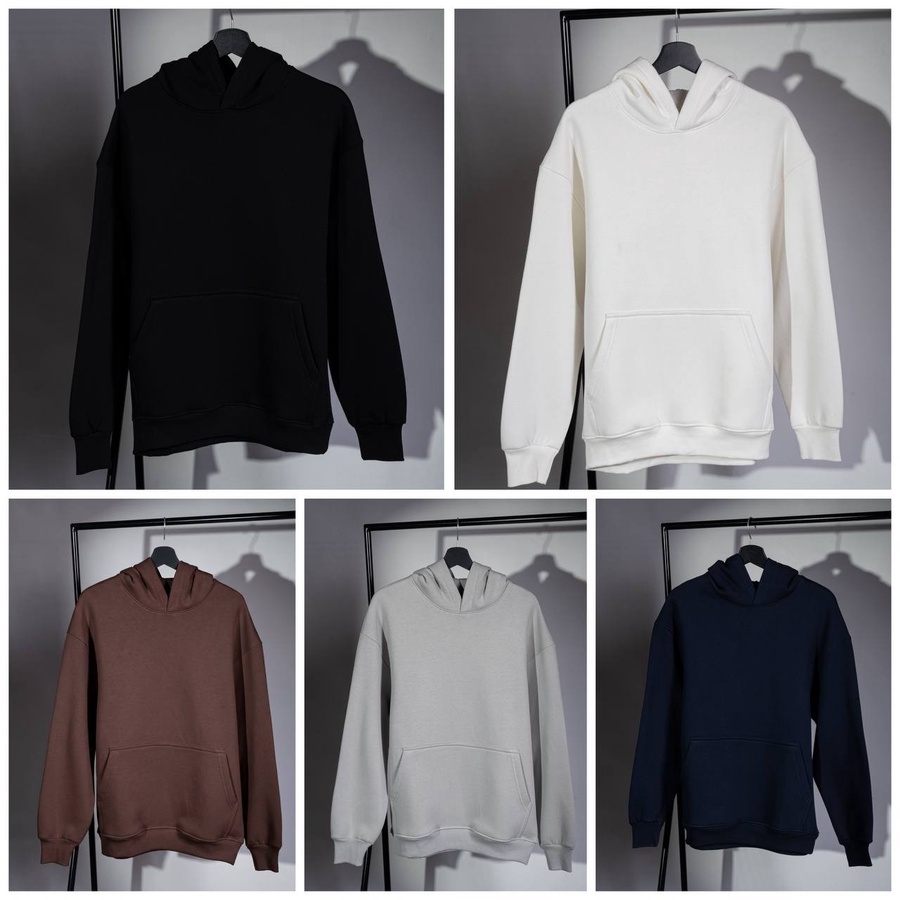 KASTOR Premium Plain Oversized Hoodie – Unisex
