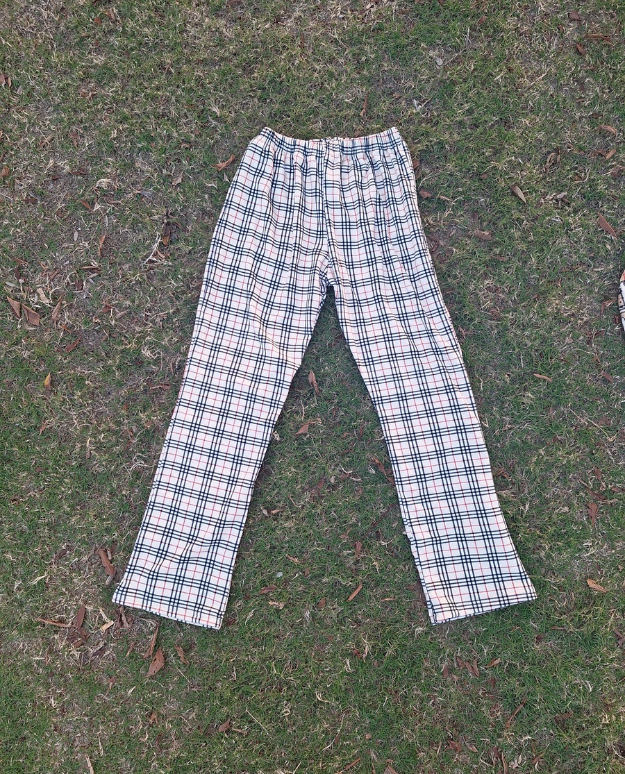 Heritage Teddy & Plaid Luxury Fleece-Lined Pajama Set
