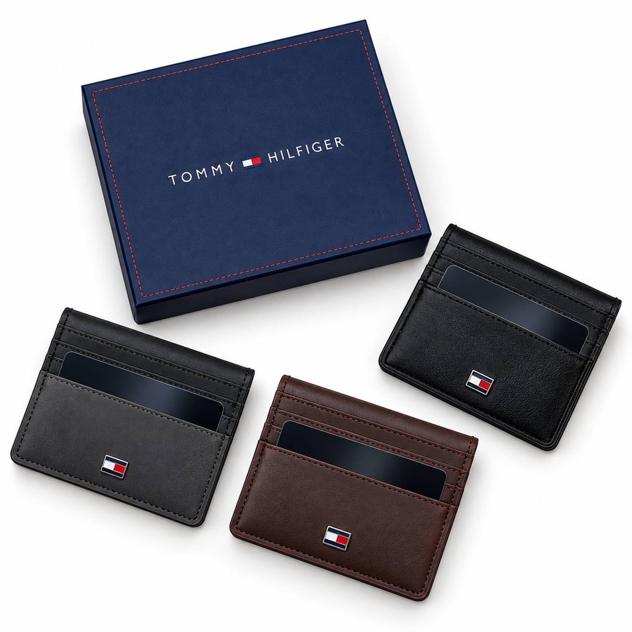  Tommy Hilfiger Men Leather Wallet