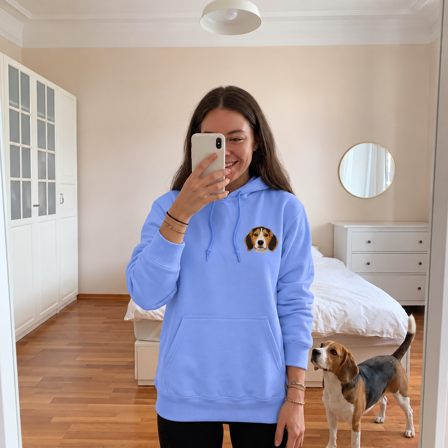 Custom Pet Face Hoodie